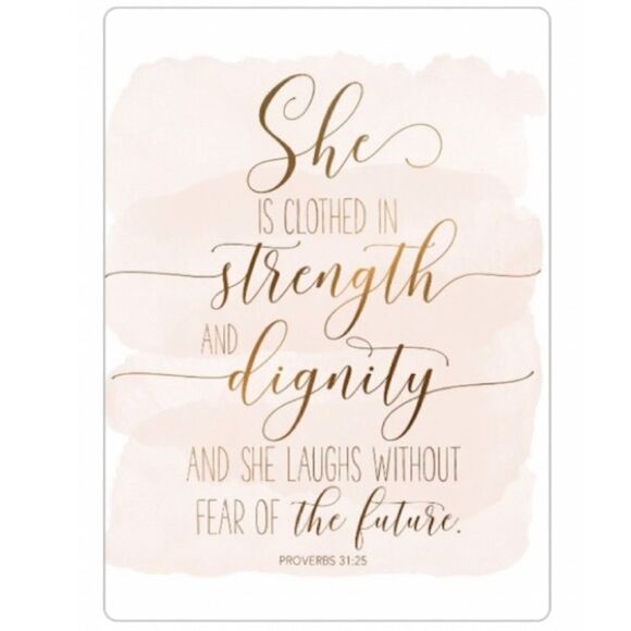 ‘She is Clothed in Strength and Dignity…” Magnet - Picture 2 of 2